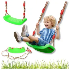hustawka-dla-dziecka-ogrodowa-na-sznurku-do-ogrodu-zielona-siedzisko