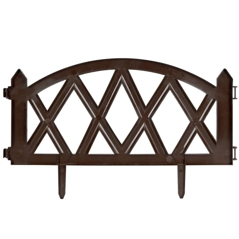 plotek-ogrodowy-brazowy-palisada-obrzeze-border-stan-nowy