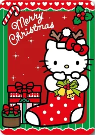 koc-polarowy-100x140-hello-kitty-czerwony-zielony-swiateczny-220g-m2-faro