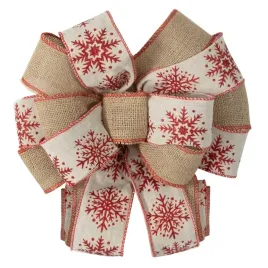 ozdoba-swiateczna-kokarda-446-28x20x50-bezowa-czerwona-wstylu-eko