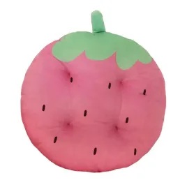 poduszka-yummy-35-cm-owoc-truskawka-czerwona-plusz