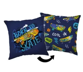 poduszka-dziecieca-40x40-skate-deskorolka-granatowa