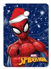 koc-polarowy-100x140-spider-man-granatowy-swiateczny-220g-m2-faro