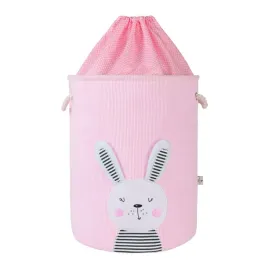 kosz-dzieciecy-na-zabawki-40x50-krolik-rozowy