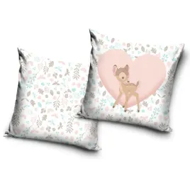 poszewka-40x40-bambi-biala-rozowa-welwetowa-carbotex