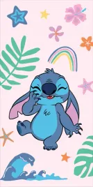 recznik-plazowy-70x140-lilo-and-stitch-rozowy-bawelniany-halantex