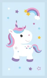 reczniczek-do-przedszkola-30x50-kids-niebieski-jednorozec-bawelniany