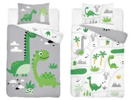 posciel-90x120-dinozaury-szara-zielona-dziecieca-do-lozeczka-jedna-poszewka