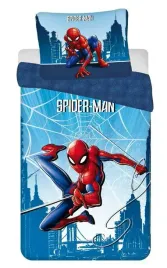 posciel-140x200-spider-man-czlowiek-pajak-niebieska-poszewka-70x90