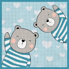 dywan-mata-bon-bon-120x120-teddy-mis-niebieski-pikowany-antyposlizgowy