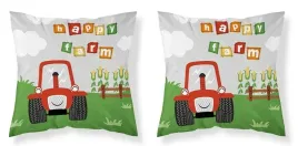 poszewka-40x40-traktor-czerwona-zielona-szara-mayamoo