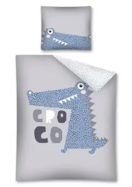 posciel-160x200-krokodyl-niebieski-szara-biala-kropeczki