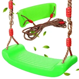 hustawka-dla-dziecka-ogrodowa-na-sznurku-do-ogrodu-zielona-siedzisko