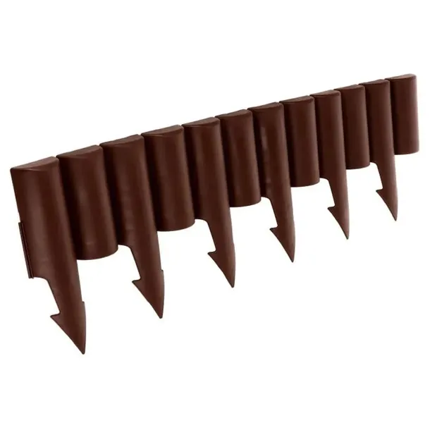 10x-palisada-border-ogrodowy-plotek-obrzeze-250-cm-kolor-brazowy