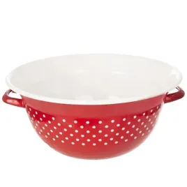 duza-miska-emaliowana-czerwona-w-grochy-retro-9l