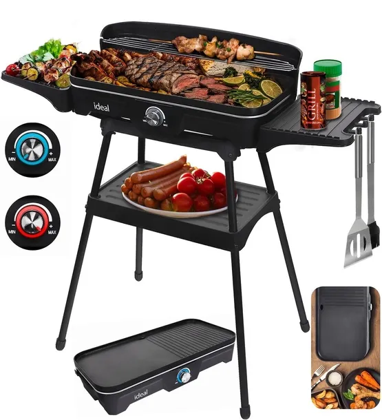 eldom-grill-elektryczny-wolnostojacy-2w1-eldom-regulacja-temperatury-tak