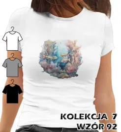 t-shirt-koszulka-damska-morskie-zwierzeta-morze-zolw-zolwik-ryba-xs