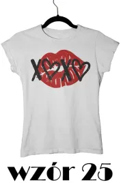 t-shirt-koszulka-damska-milosc-walentynki-xoxo-usta-kiss-love-bites-xs