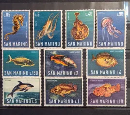 znaczek-fauna-ryby-san-marino-czysty-r7