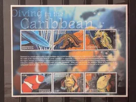 znaczki-fauna-ryby-dominica-czysty-r