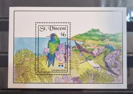 1992-blok-ptaki-st-vincent-mnh