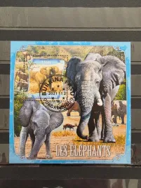 znaczki-fauna-slonie-burkina-faso-kasowany-zn27