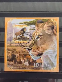 znaczki-fauna-lwy-burkina-faso-kasowany-zn27
