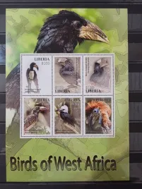 znaczki-fauna-ptaki-dzioborozce-liberia-czysty-d