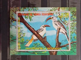 znaczki-fauna-ptaki-gwinea-kasowany-p14
