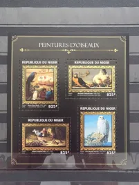 znaczki-malarstwo-ptaki-niger-czysty-zn16