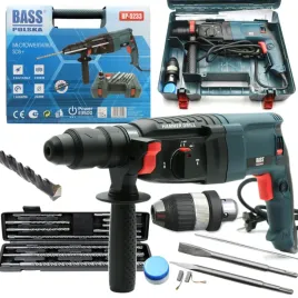 bass-wiertarka-udarowa-2500w-mlot-sds-wiertla