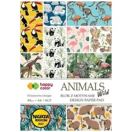 blok-z-motywami-animals-wild-happy-color-a4-80g-16-ark-happy-color