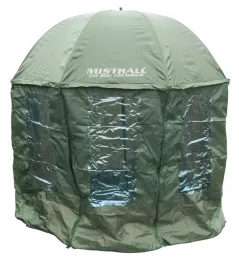 parasol-namiot-wedkarski-mistrall-250m-3-okna-zielony