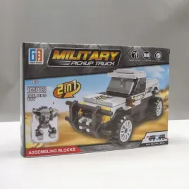 klocki-2w1-military-pickup-truck-robot-105-elem