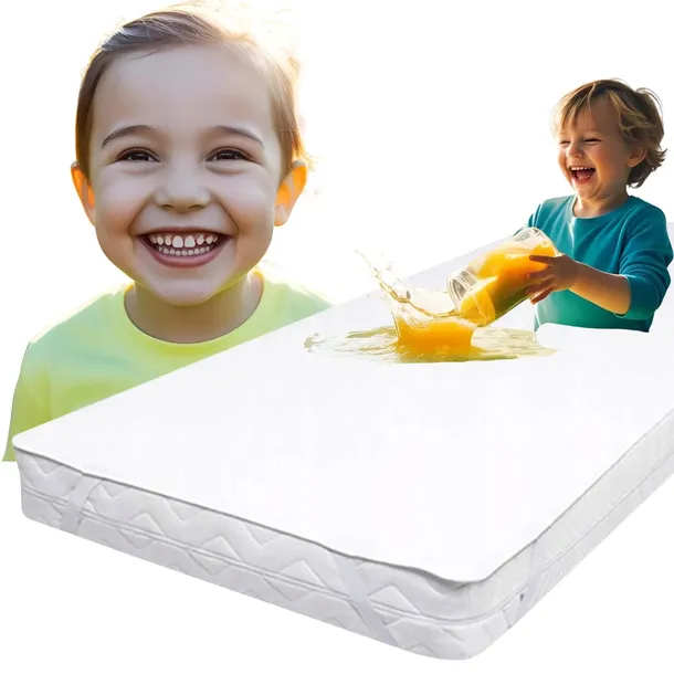 NIEPRZEMAKALNY OCHRANIACZ PODKŁAD MATERAC 140x70 GRUBY 160g/m2