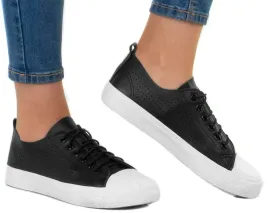 6556-czarne-skorzane-azurowe-trampki-tenisowki-39