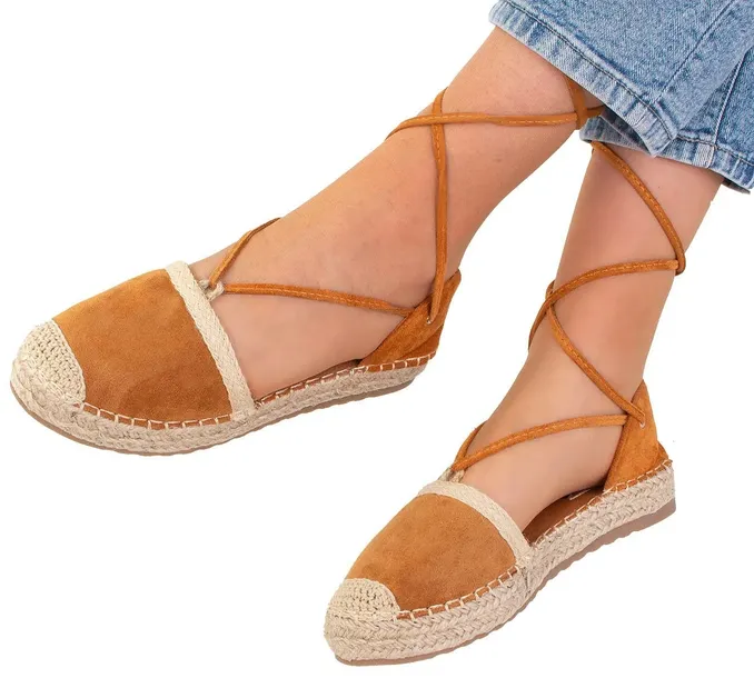 7565-camel-espadryle-balerinki-wiazane-40-kod-producenta-jh98-camel-40