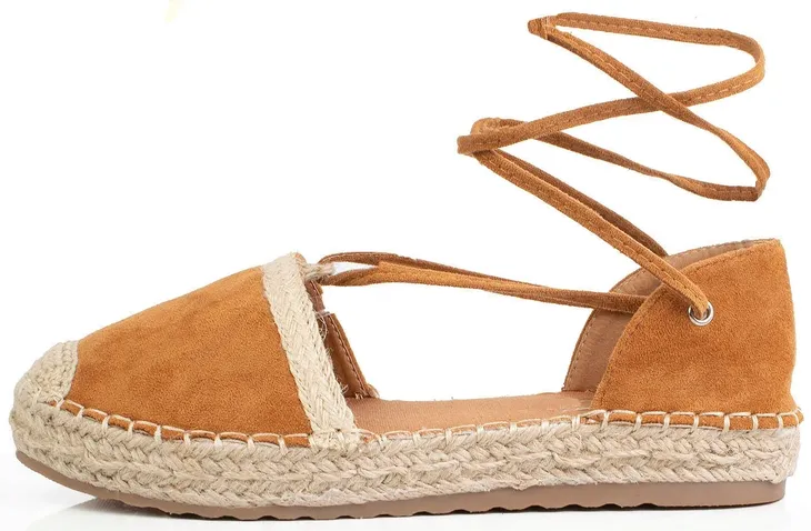 7565-camel-espadryle-balerinki-wiazane-40-marka-seastar