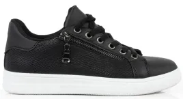 7577-czarne-trampki-skorzane-sneakersy-38