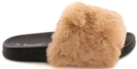 5552-camel-gumowe-klapki-z-futerkiem-kapcie-37