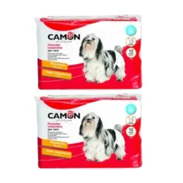pieluchy-dla-psow-camon-rozmiar-m-jednorazowe-2x-12-szt