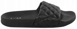 6547-czarne-klapki-damskie-pikowane-gumowe-37