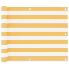 parawan-balkonowy-bialo-zolty-75x600-cm-tkanina-oxford