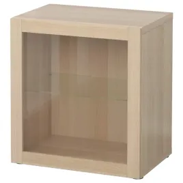 ikea-besta-witryna-dab-bejcowany-sindvik-60x42x64