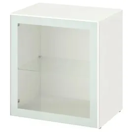 ikea-besta-witryna-bialy-glassvik-zielen-60x42x64