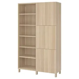 ikea-besta-regal-dab-bejcowany-120x42x202-cm