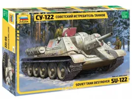 model-zvezda-su-122-radzieckie-dzialo-samobiezne
