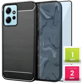 etui-do-xiaomi-redmi-note-12-or-pancerne-karbon-case-czarne-szklo-hartowane