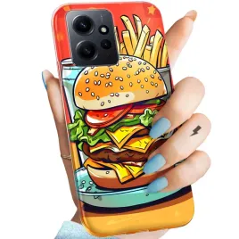 etui-do-xiaomi-redmi-note-12-wzory-hamburger-burgery-fast-food-jedzenie