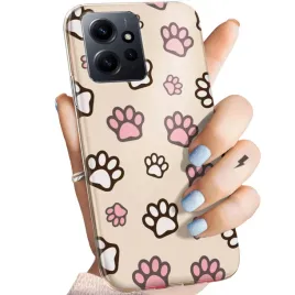 etui-do-xiaomi-redmi-note-12-wzory-lapki-slady-lapa-stopa-obudowa-pokrowiec